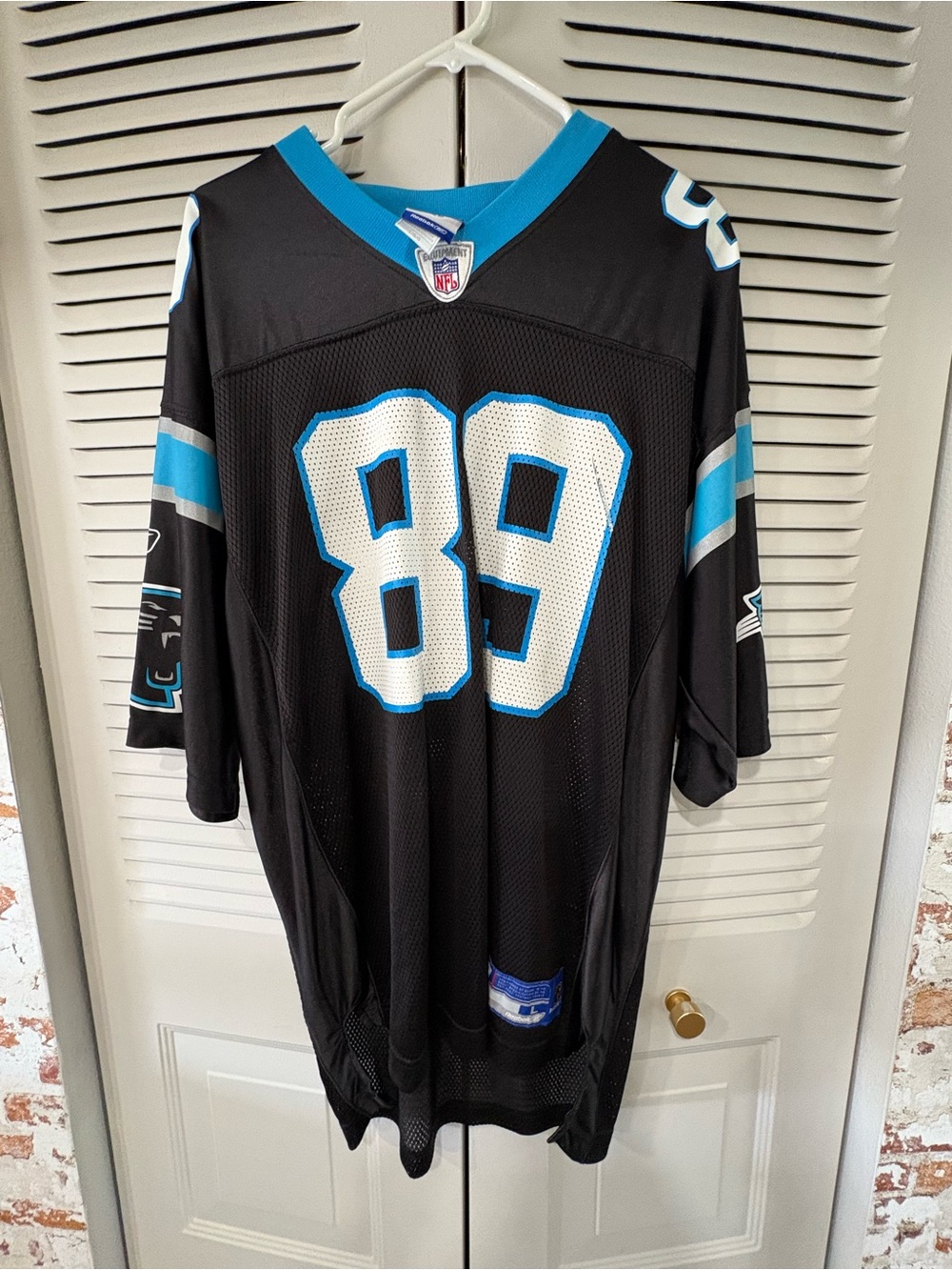 NFL Black and Blue #89 Football Jersey